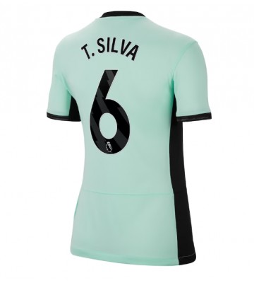 Maillot de foot Chelsea Thiago Silva #6 Troisième Femmes 2023-24 Manches Courte